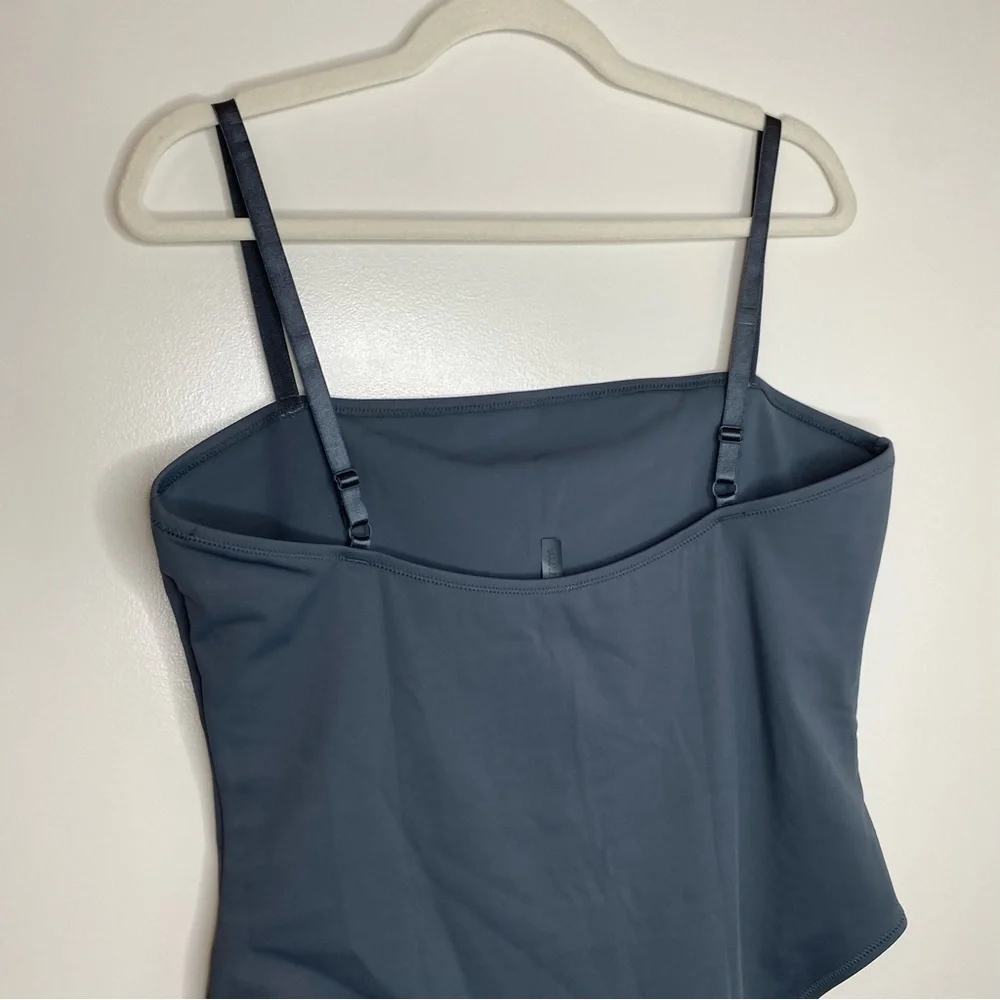NEW!! SKIMS SHAPING SWIM CAMI ONE PIECE ~ Gunmetal
